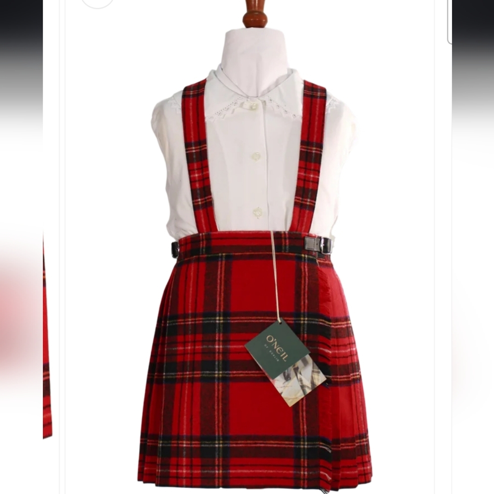 Kids O'Neil Of Dublin Royal Stewart Kilt Red Green 2T EUR 16